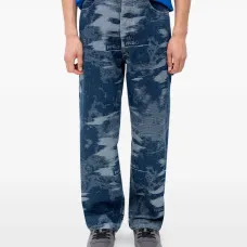 Джинсы с узором