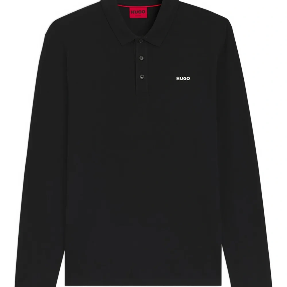 Поло с длинными рукавами и логотипом