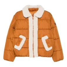 Куртка цвета "мед" с отделкой из искусственного овечьего меха Куртка цвета "мед" с отделкой из искусственного овечьего меха