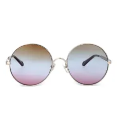 Солнечные очки в круглой оправе