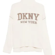 Джемпер с интарсией в виде логотипа