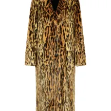 Пальто Marceline с клапанными карманами и анималистичным принтом Пальто Marceline с клапанными карманами и анималистичным принтом