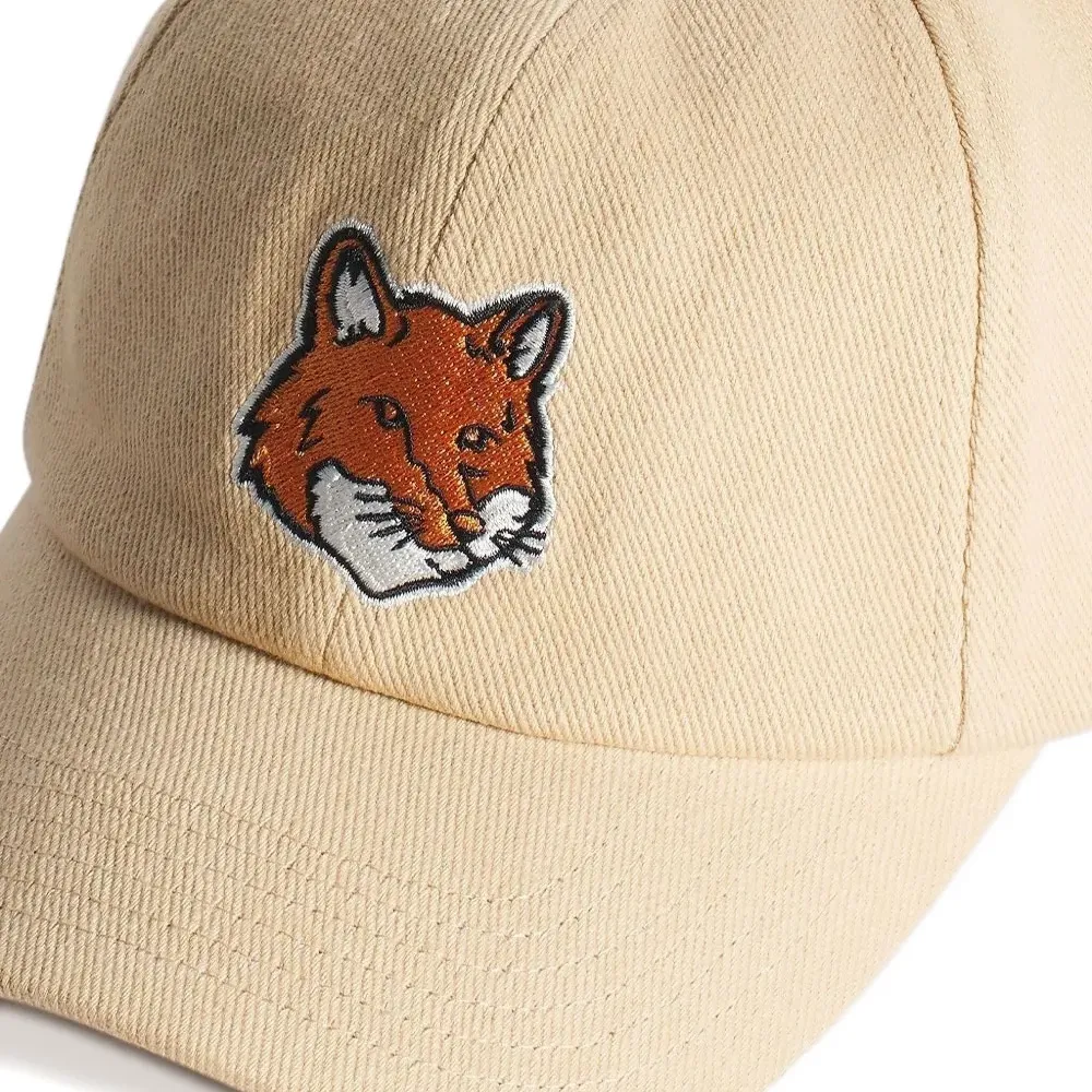 Бейсболка из хлопка с нашивкой "Лисья голова"