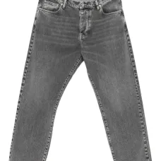 Джинсы с нашивкой-логотипом