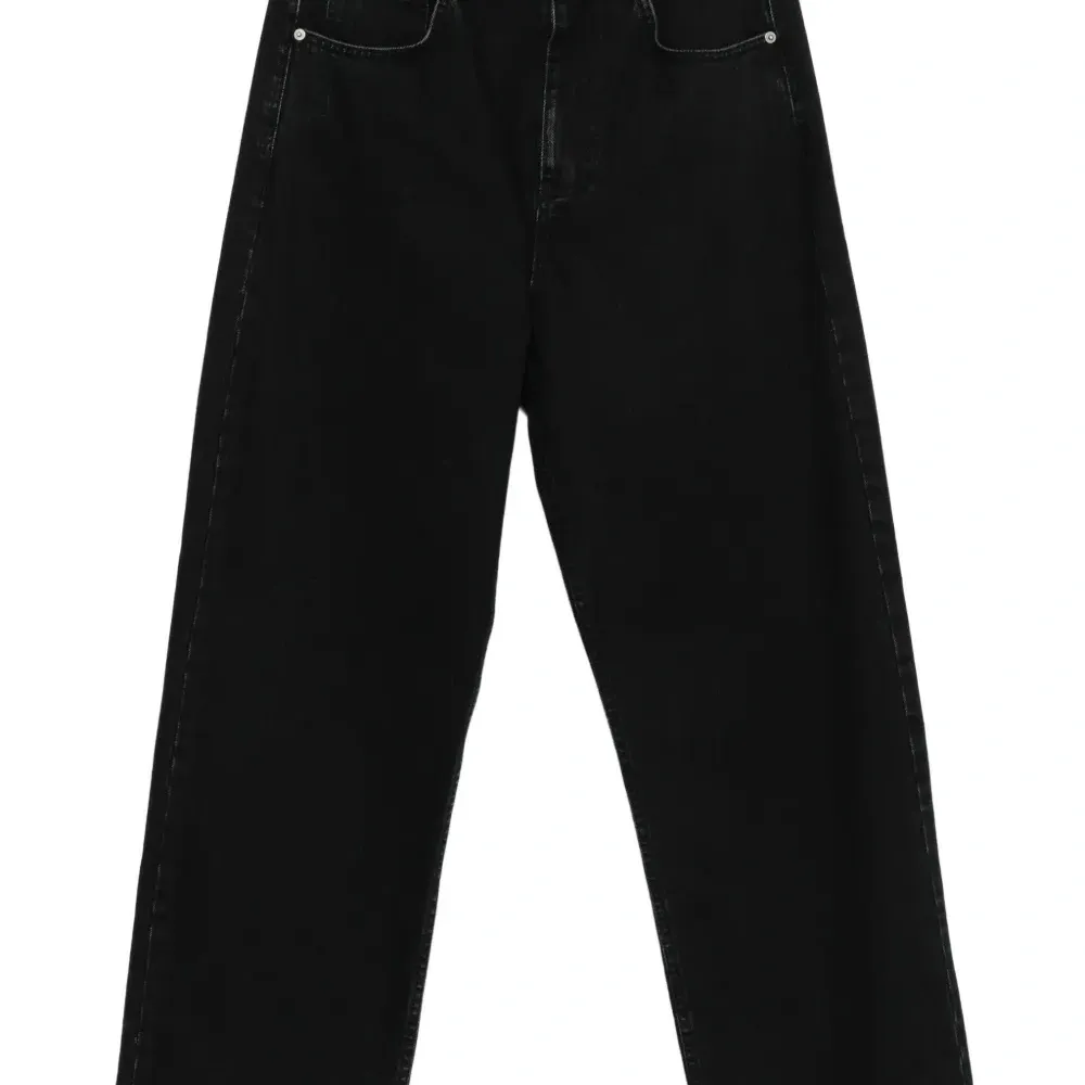 Джинсы с нашивкой-логотипом