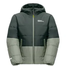 Куртка с капюшоном и цветными блоками