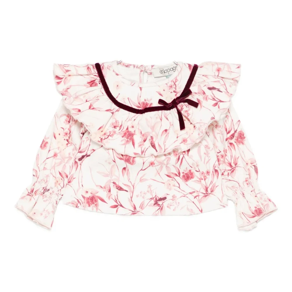 Блузка с цветочным принтом