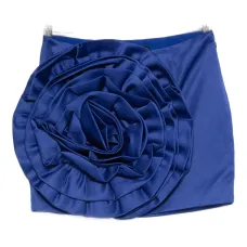 Юбка с цветочными аппликациями Юбка с цветочными аппликациями