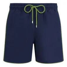 Плавки-шорты на кулиске с контрастной отделкой