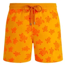 Плавательные шорты с черепаховым принтом и кулиской