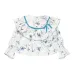 Топ с оборками и цветочным принтом Топ с оборками и цветочным принтом