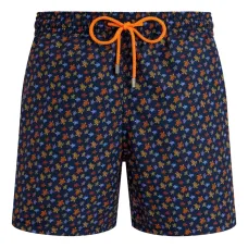 Плавательные шорты с черепашьим принтом и кулиской
