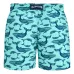 Плавки-шорты с принтом в виде китов
