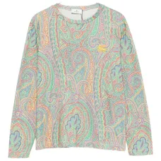 Футболка с принтом "пейсли"