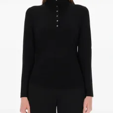 Водолазка на пуговицах