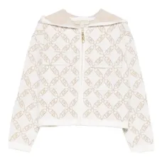 Худи с застежкой-молнией и узором