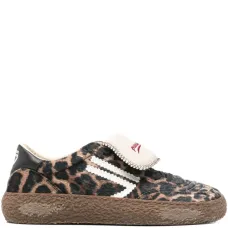 Кроссовки с леопардовым принтом