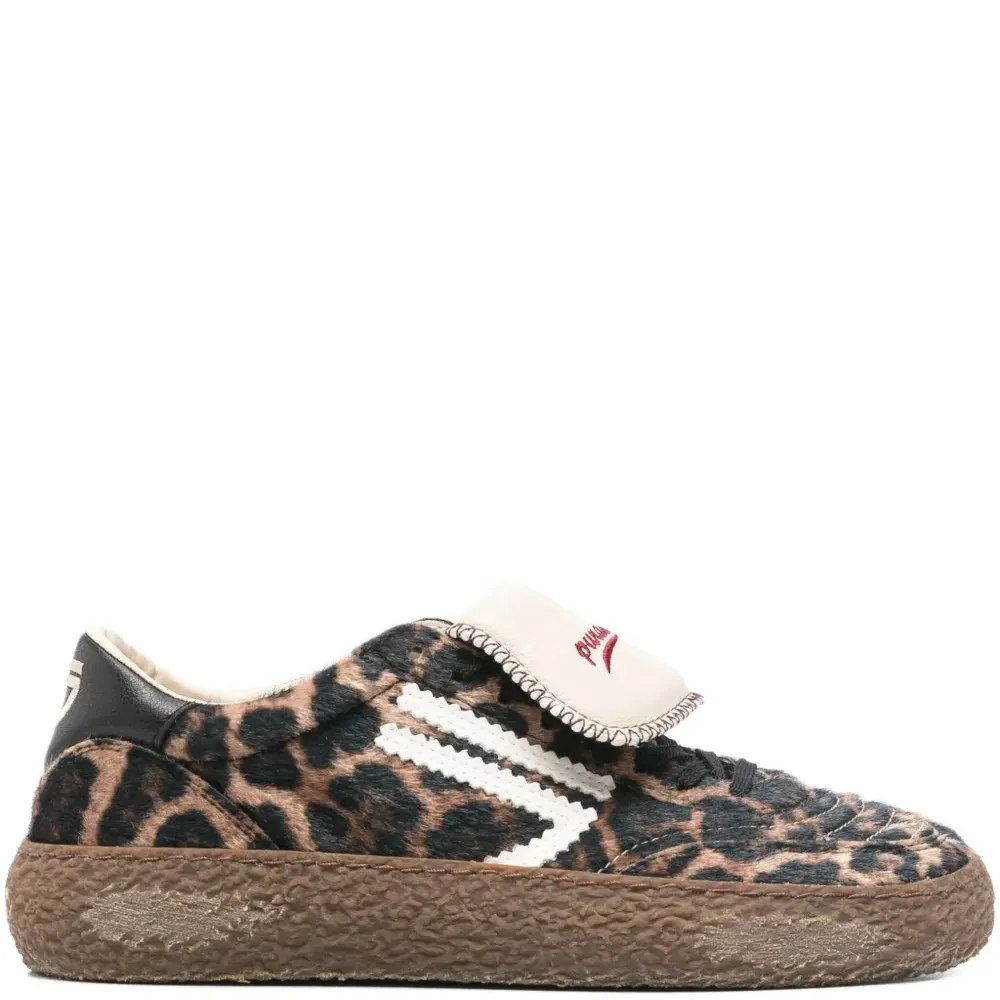 Кроссовки с леопардовым принтом Кроссовки с леопардовым принтом