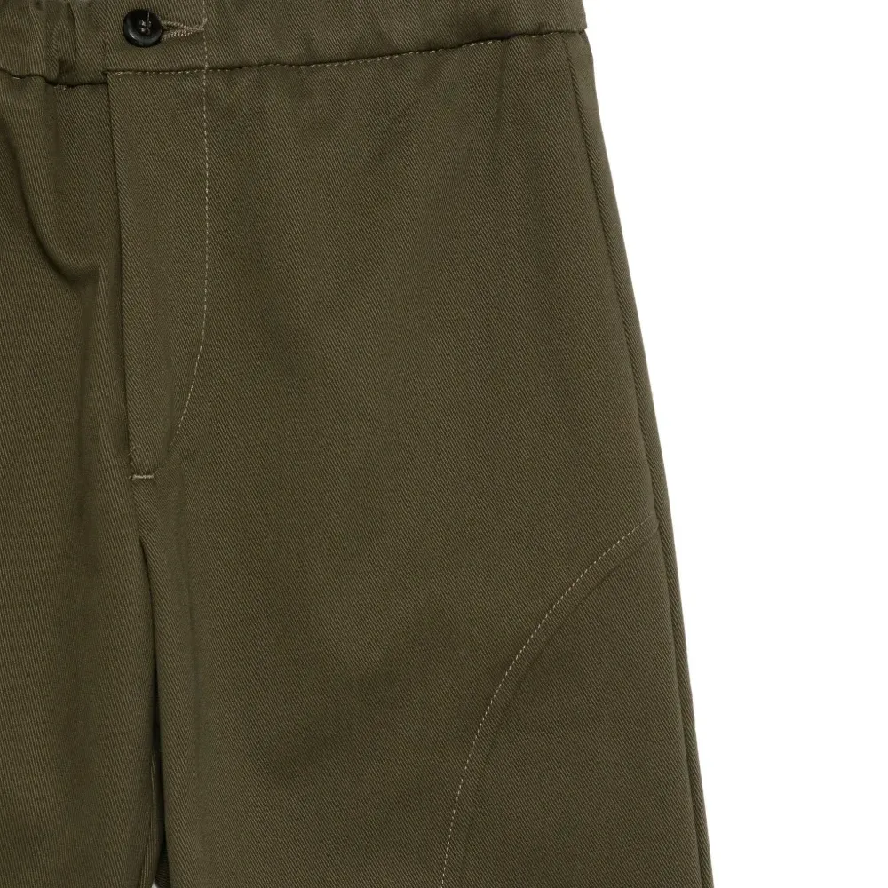 Брюки с декоративной строчкой