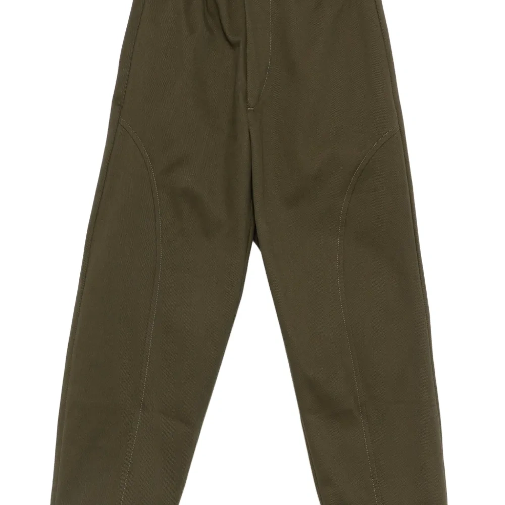 Брюки с декоративной строчкой