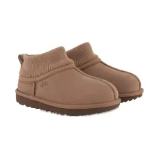 Ботинки без шнуровки с ребристыми манжетами