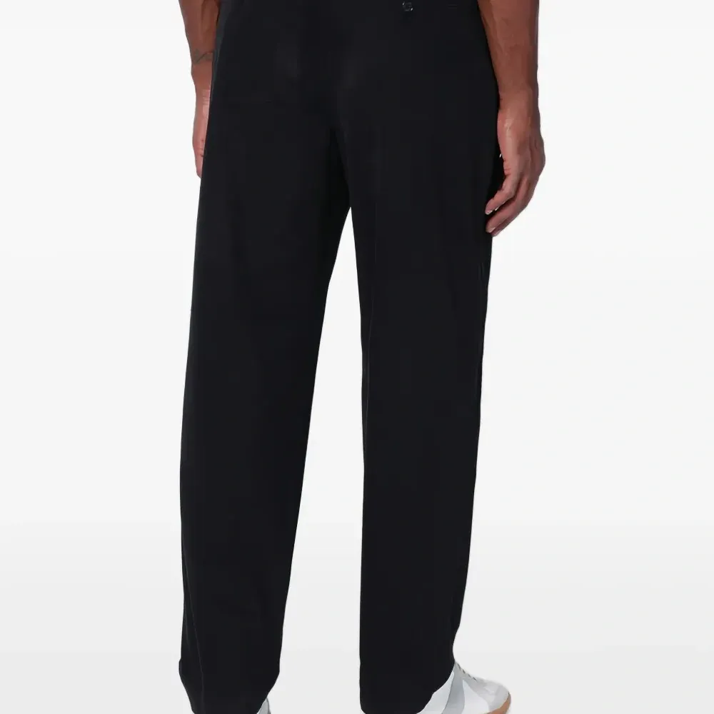 Брюки прямого кроя - черные - размер 30