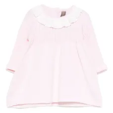 Платье на пуговицах с оборками