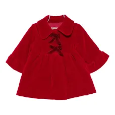 Платье с оборками и бантом