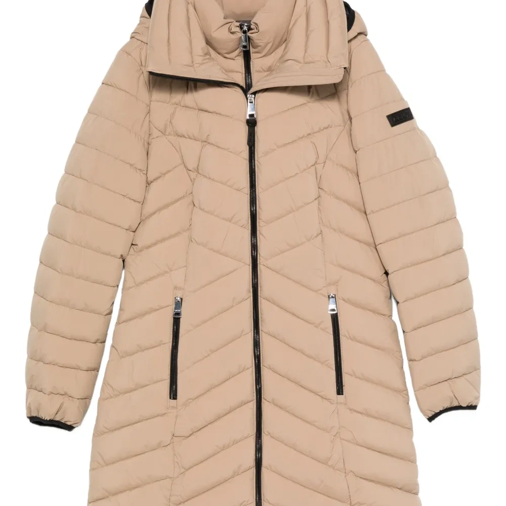 Стёганая парка с капюшоном