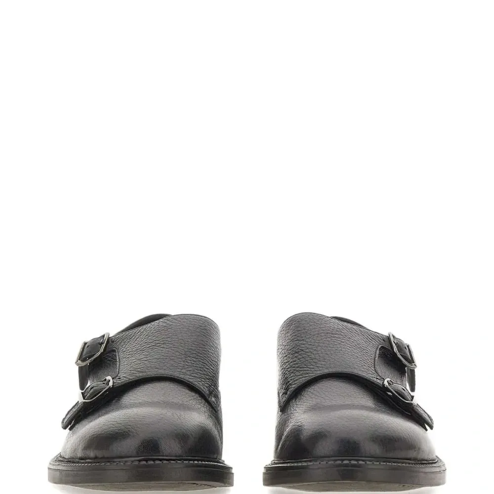 Туфли-монки из кожи с пряжкой Montana Туфли-монки из кожи с пряжкой Montana