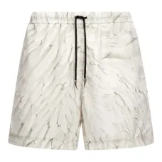 Плавки с принтом "Ледяные перья"