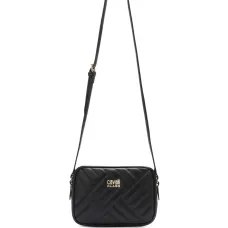 Стеганая сумка на плечо с логотипом