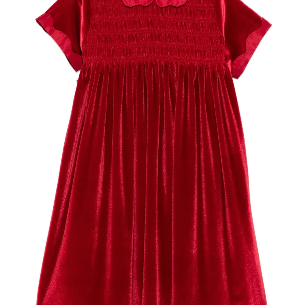 Бархатное платье