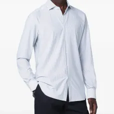 Полосатая рубашка с длинными рукавами