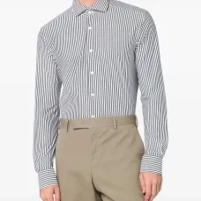 Полосатая рубашка с длинными рукавами