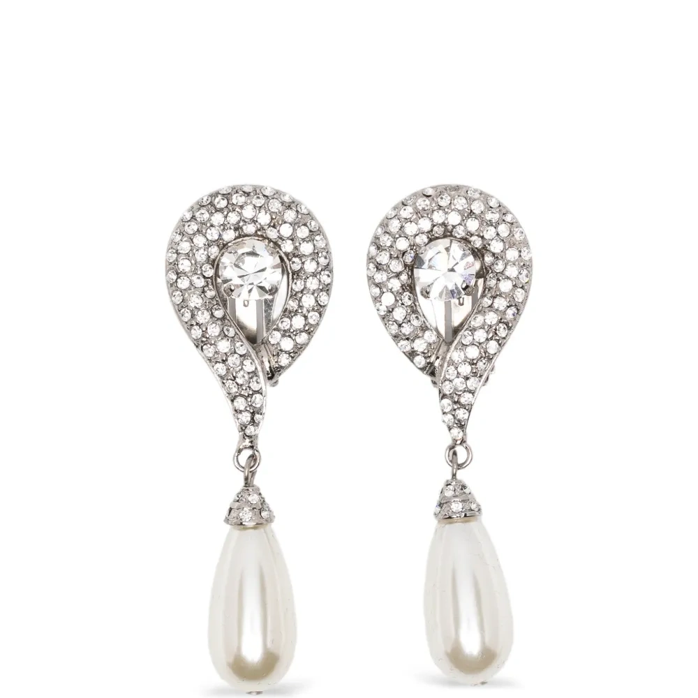 Серьги с искусственным жемчугом