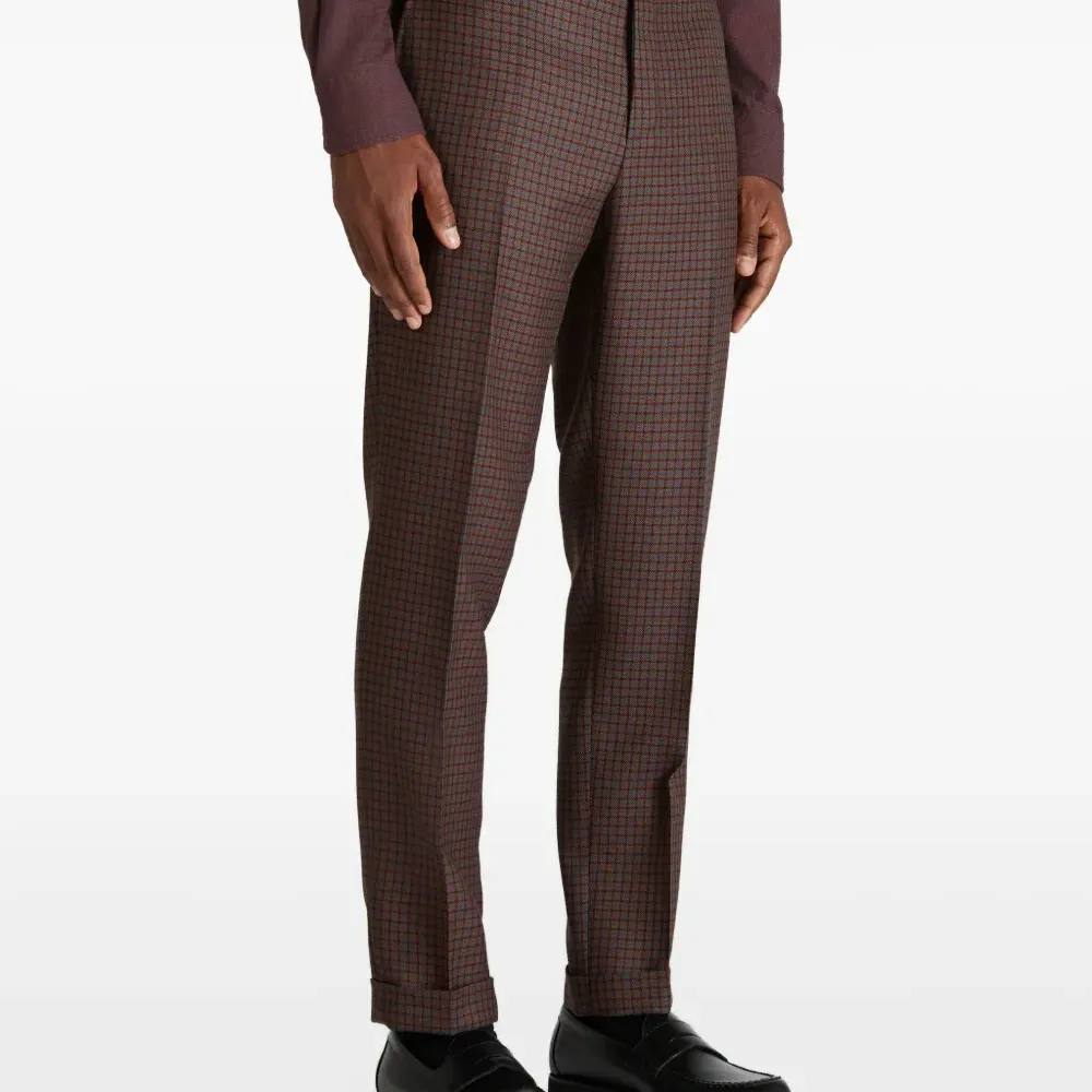 Брюки в ломаную клетку Брюки в ломаную клетку