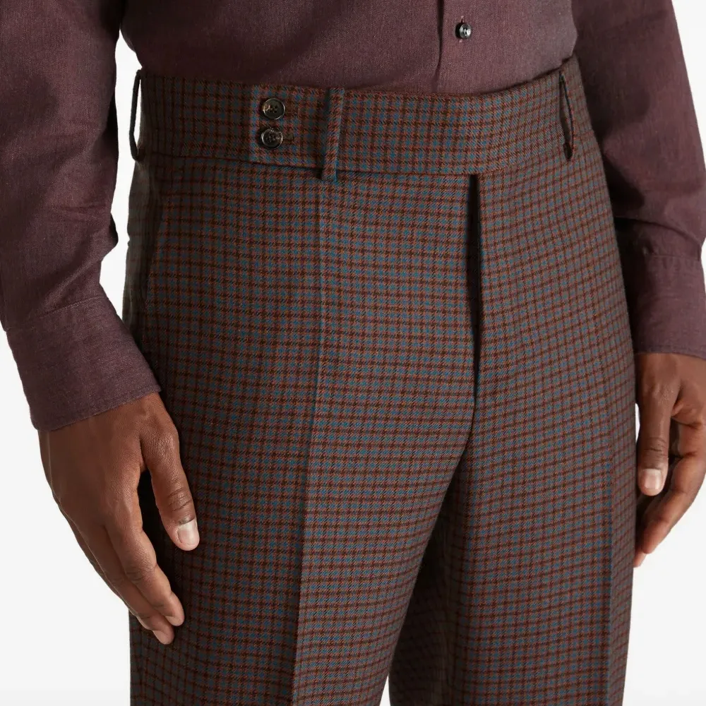 Брюки в ломаную клетку Брюки в ломаную клетку