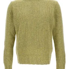 Шерстяной свитер с круглым вырезом