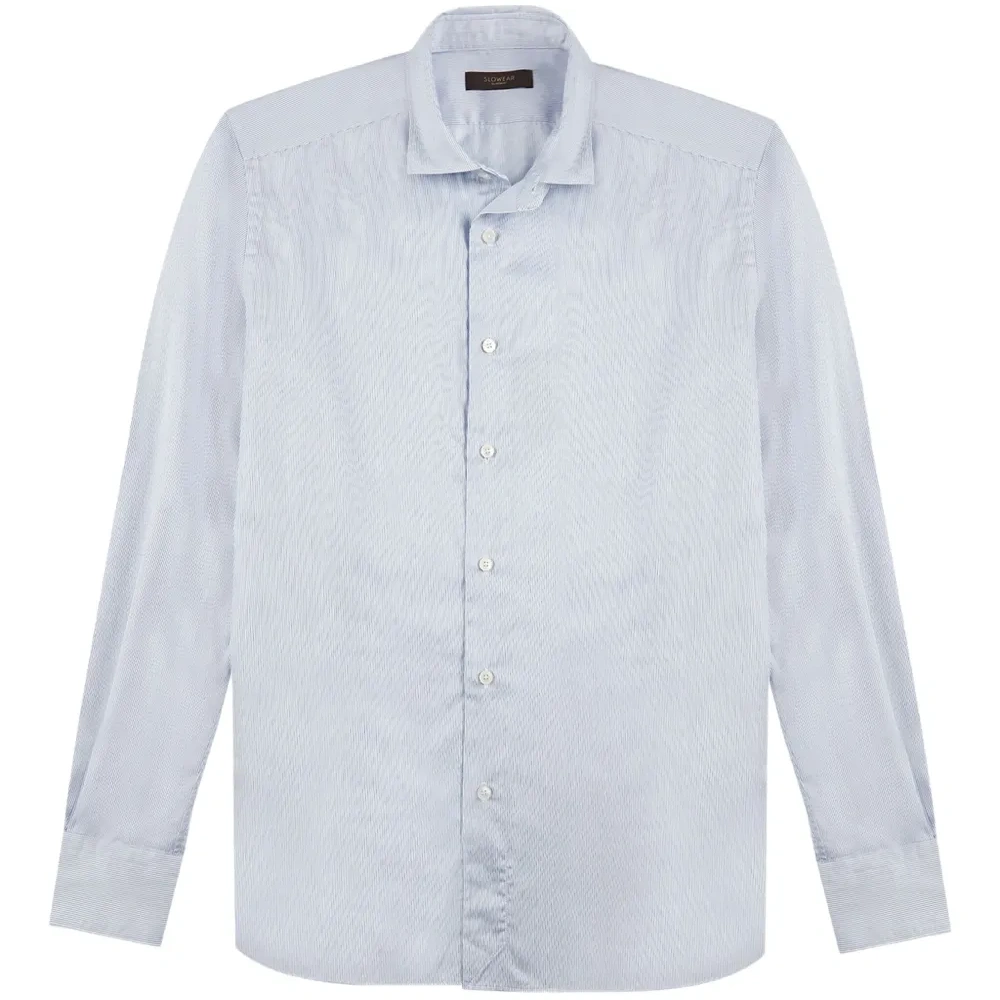 Полосатая рубашка с длинными рукавами