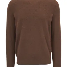 Фактурный свитер с круглым вырезом