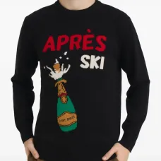 Свитер с круглым вырезом