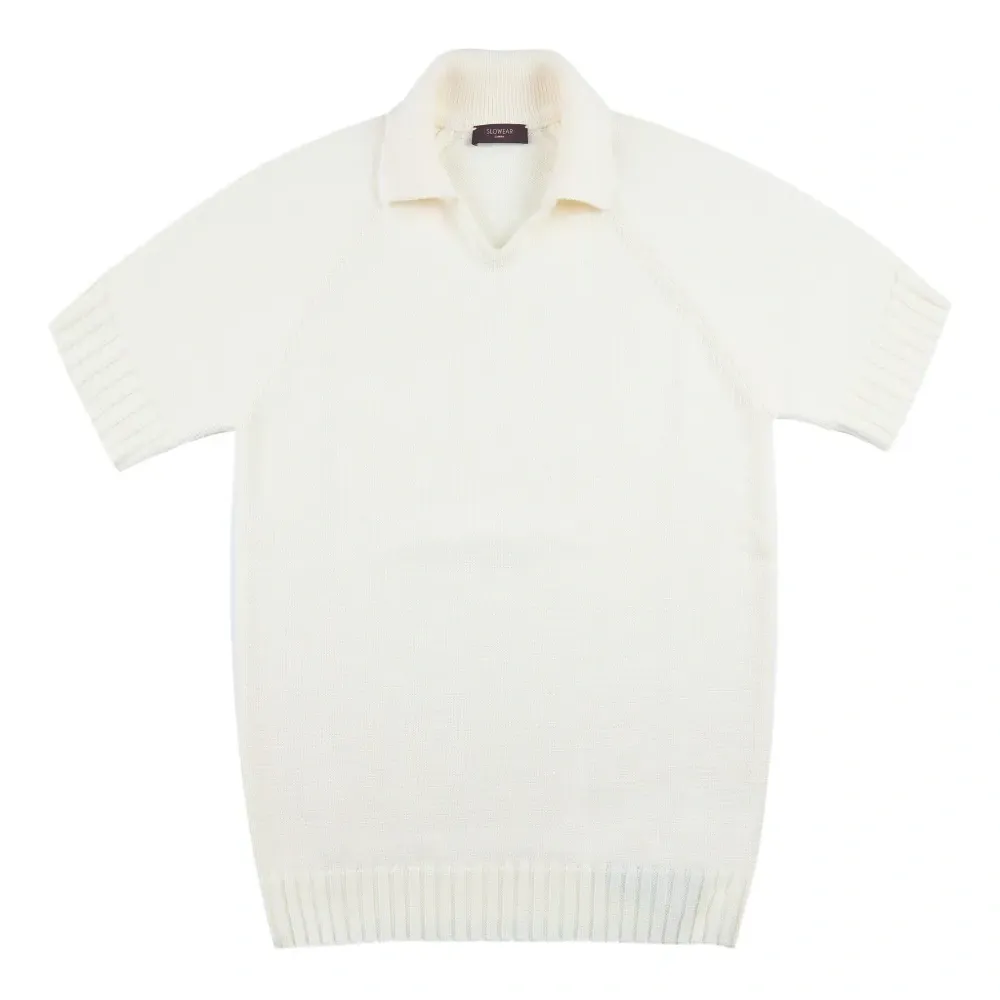 Шерстяная футболка с короткими рукавами