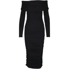 Платье миди Tinette с открытыми плечами