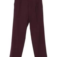 Плиссированные брюки прямого кроя