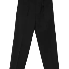 Брюки со складками спереди