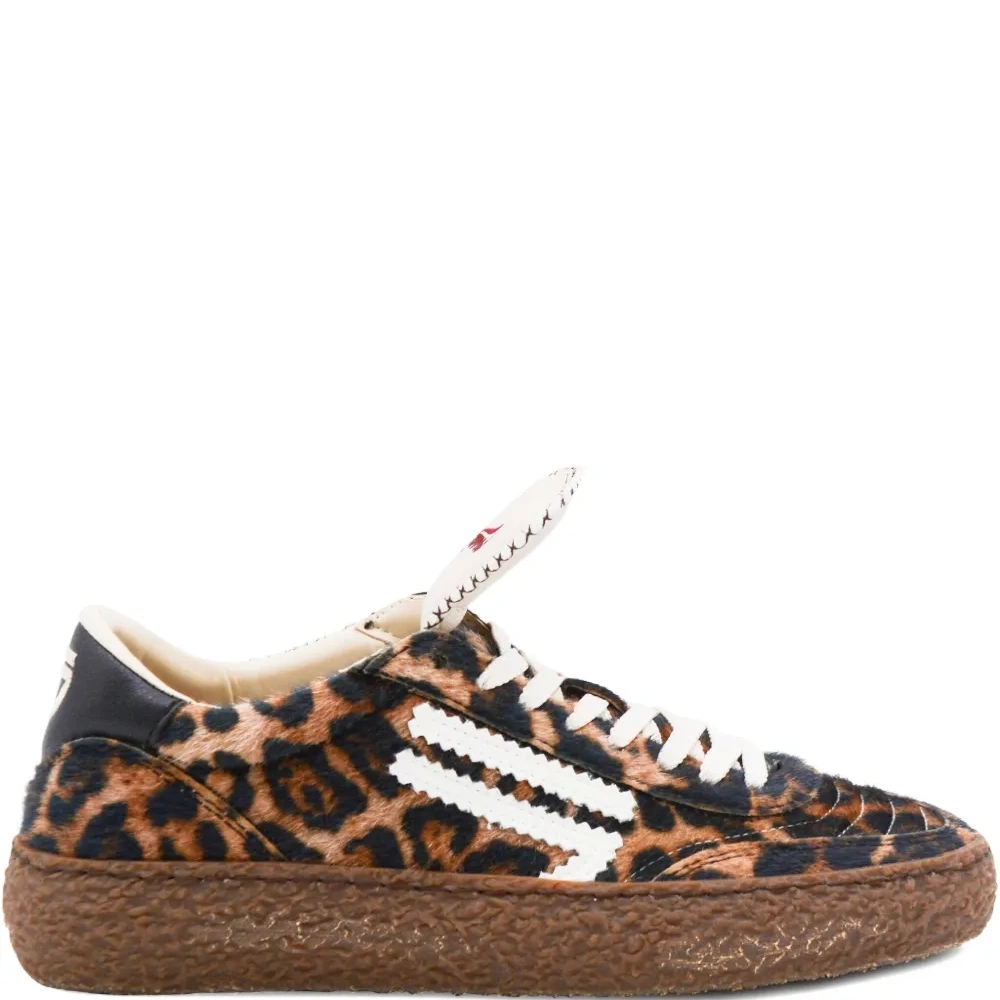 Кроссовки Polly Tab с леопардовым принтом