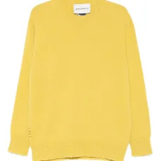 Свитер с отделкой в рубчик