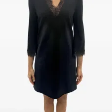 Кружевное платье-туника