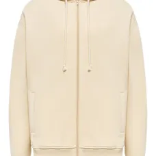 Толстовка из замшевого трикотажа с молнией